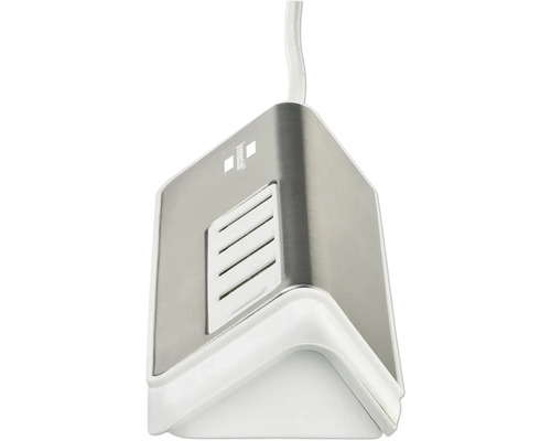 Brennenstuhl estilo multi-poort USB-lader, USB-laadstation, 4x USB-A, 1x USB-C, roestvrijstalen oppervlak, 1,5 m textielkabel