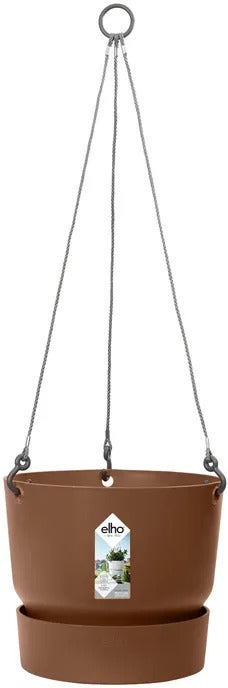 Elho hangpot Greenville bruin D 23,5 H 20,5 cm