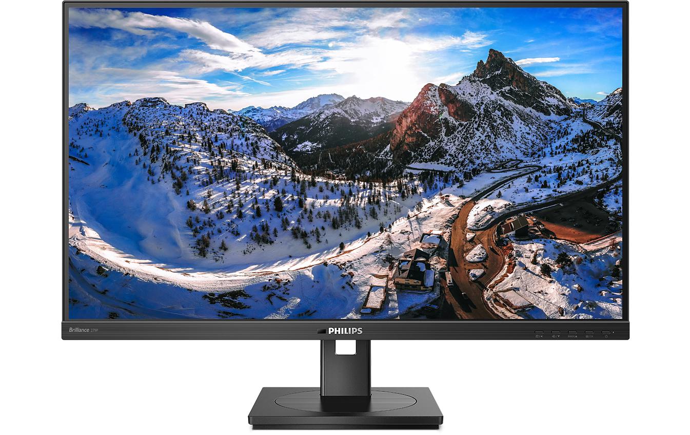 Monitor 279P1/00<br>27-Zoll-Monitor mit Ultra-HD-Auflösung und USB-C-Anschluss sowie vielen ergonomischen Einstellungen und energiesparenden Technologien