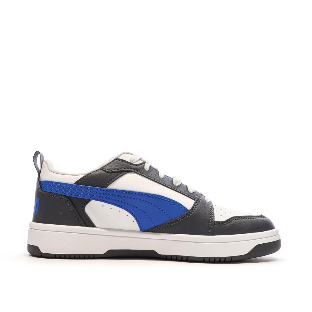 Puma Baskets Noir/Blanche/Bleu Fille Puma Rebound