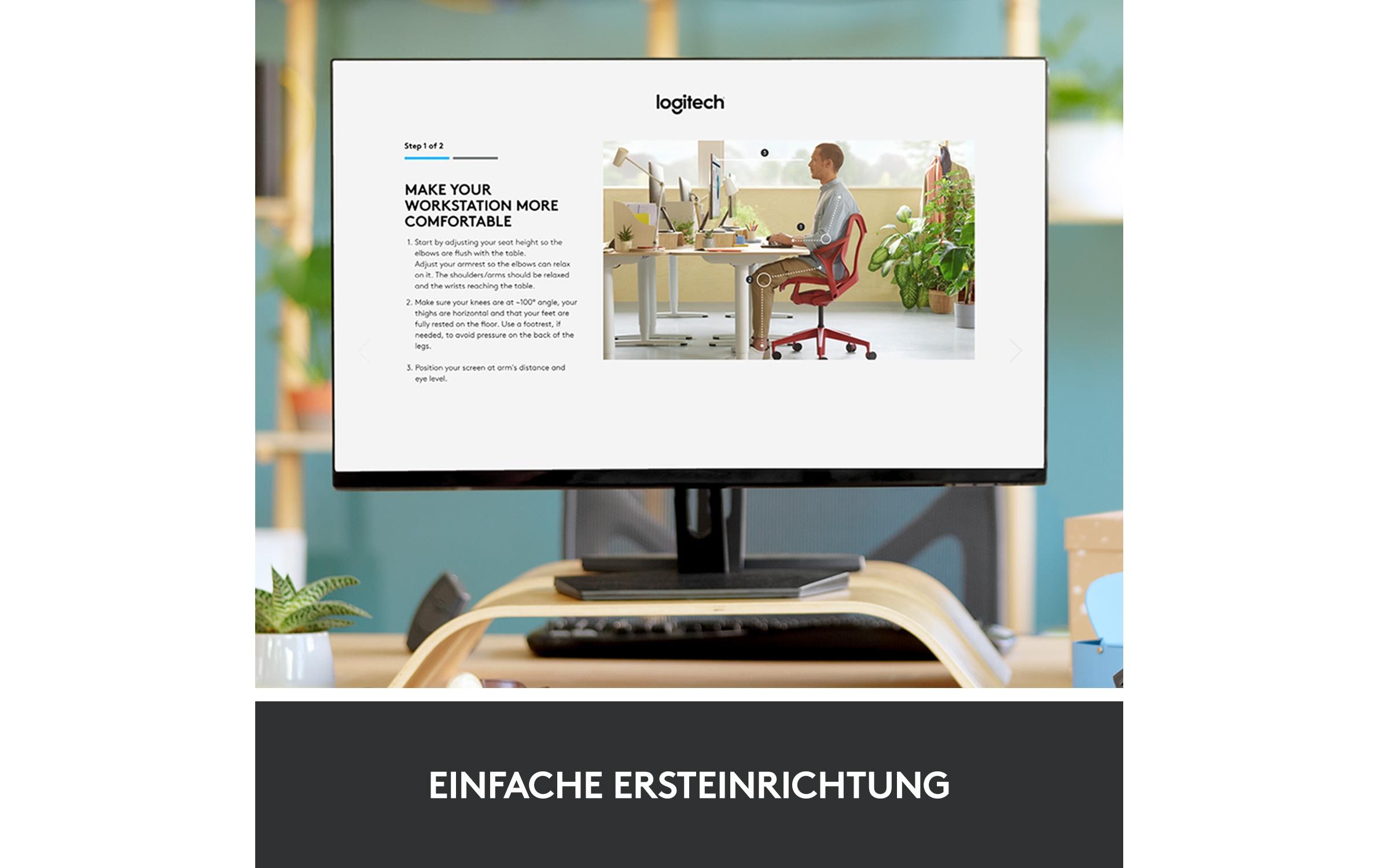 Tastatur Ergo K860Ergonomische und kabellose Tastatur