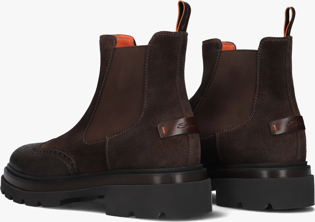 bruine santoni boots milano 17701