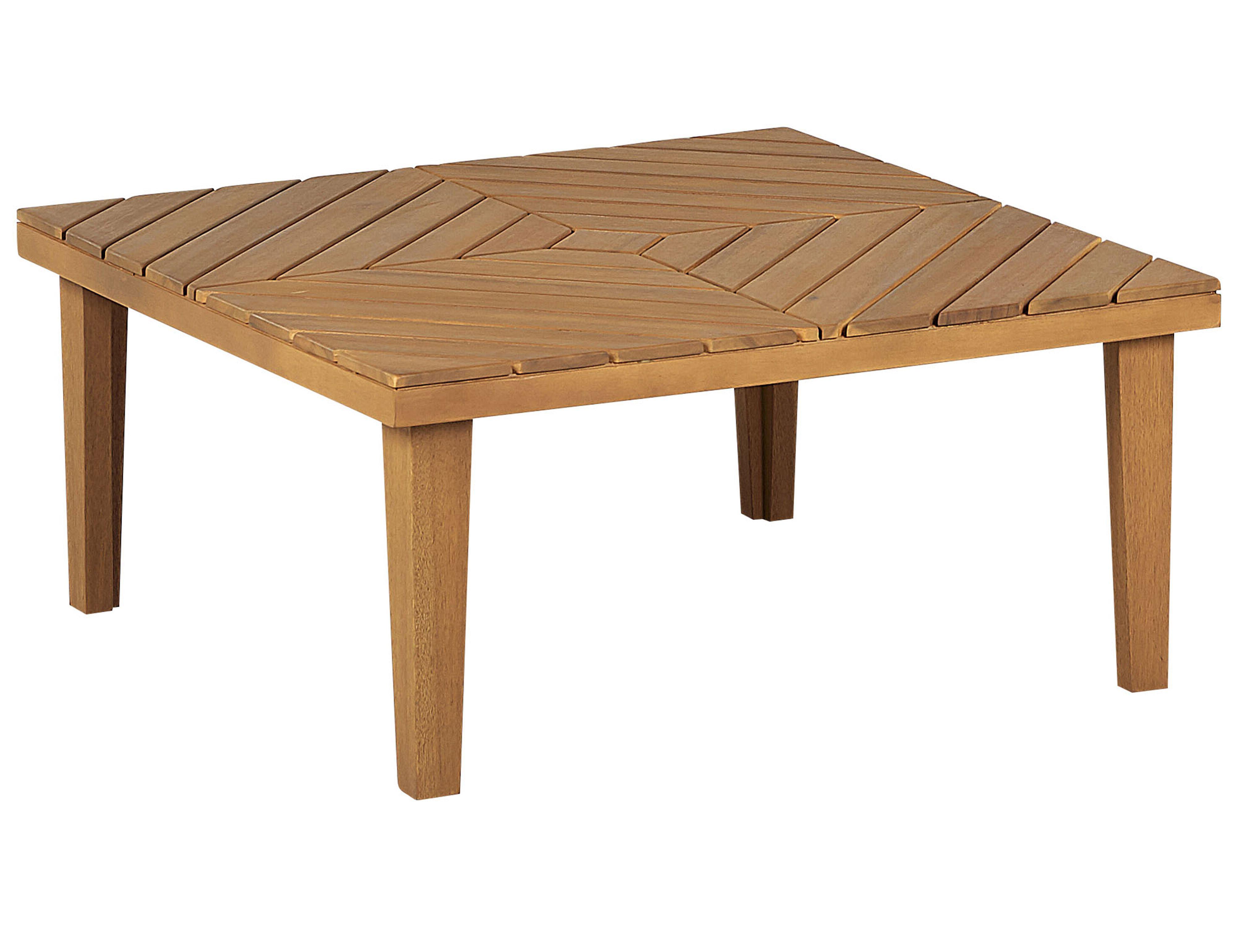 Tuin salontafel BARATTI 70 cm 70 cm Acaciahout Bruin