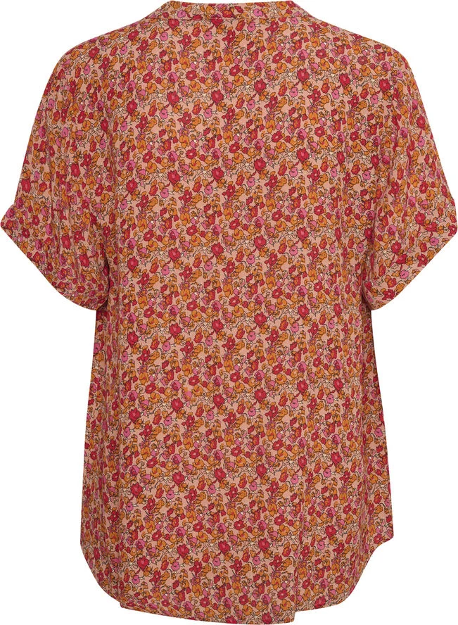 Saint Tropez AgnesSZ SS Top Peach bloom small blooms