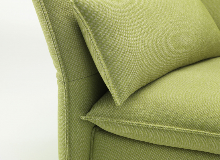 Vitra Mariposa 3-zits bank Iroko limoen