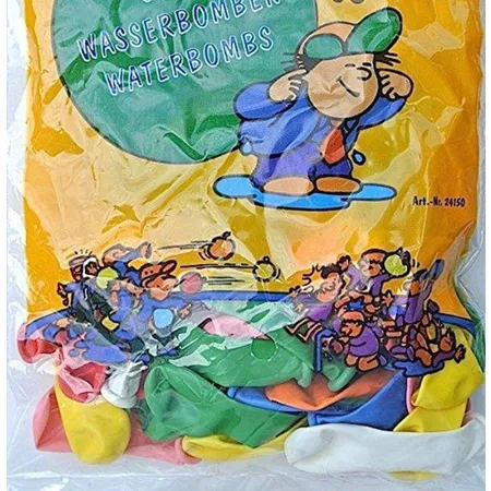 Globos Wasserbomben / Luftballons 100 Stück, bunt sortiert