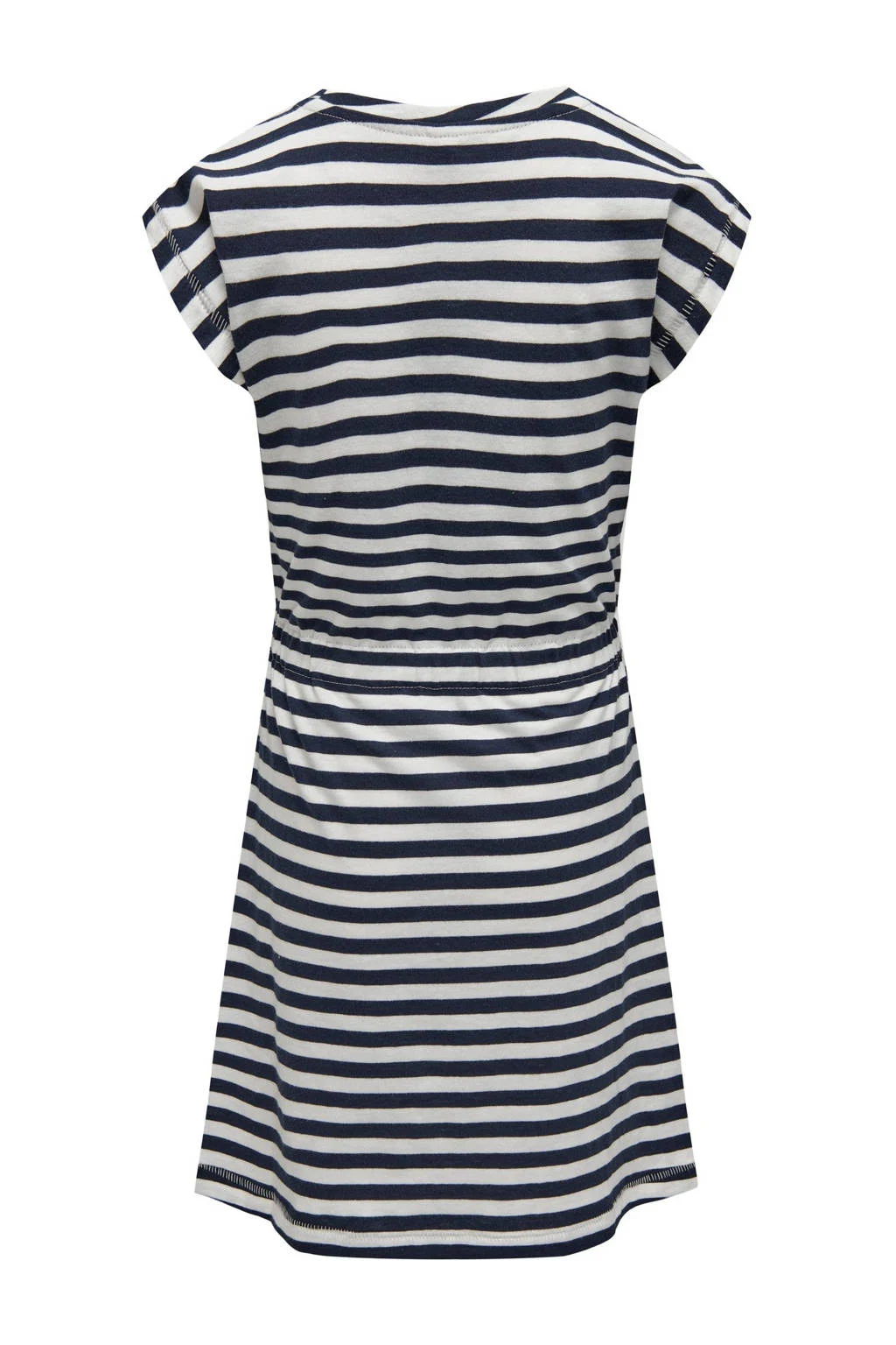 ONLY gestreepte A-lijn jurk KONMAY donkerblauw/wit
