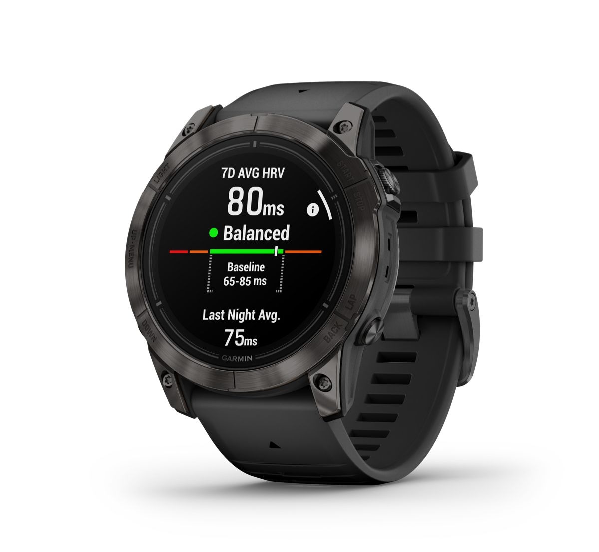 Epix Pro (Gen 2) - Sapphire Edition - 51mm Carbon Grey DLC-Titan w/Black Band