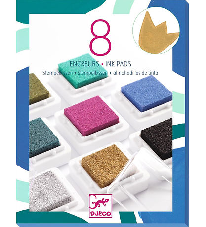 Djeco - 8 Stempelkissen - Schick