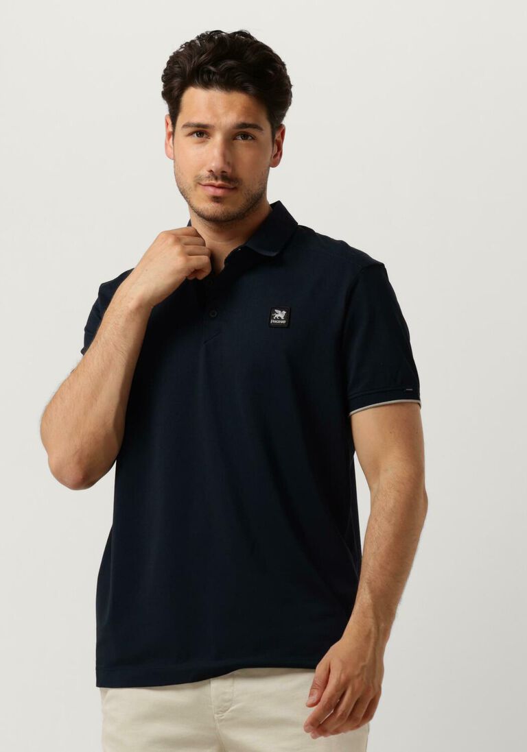 VANGUARD blauwe vanguard polo short sleeve polo pique