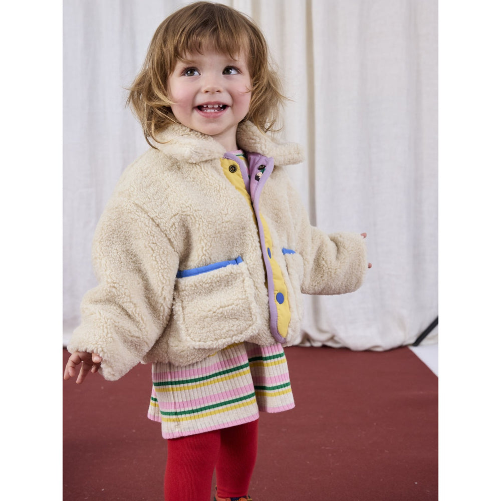 Køb Bobo Choses Lavender Game Pawns All Over Vendbar Sheepskin Jakke