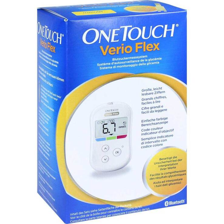 One Touch Verio Flex Blutzuckermesssystem mmol / l, 1 St