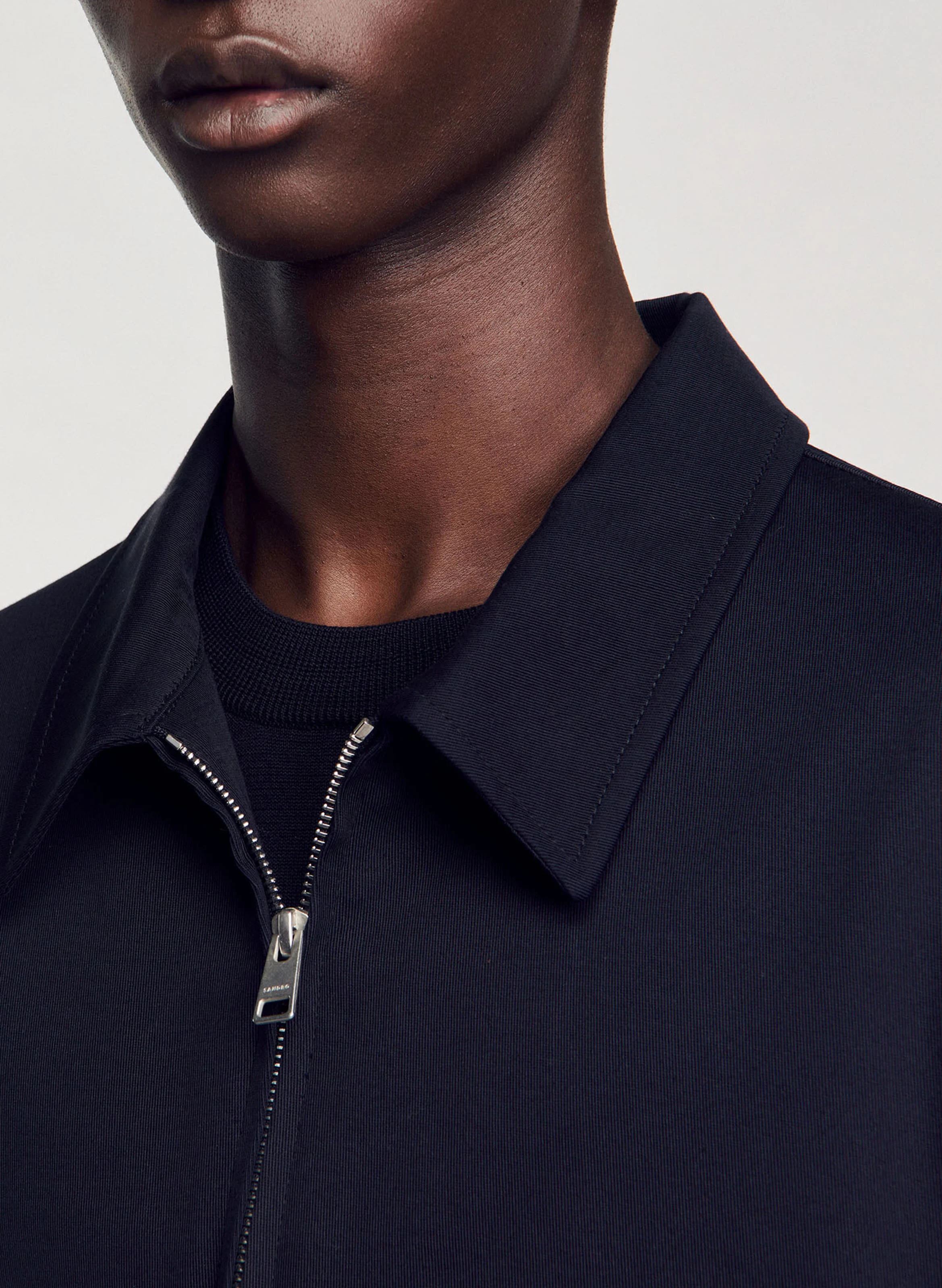 Blouson regular-fit en coton | Bleu