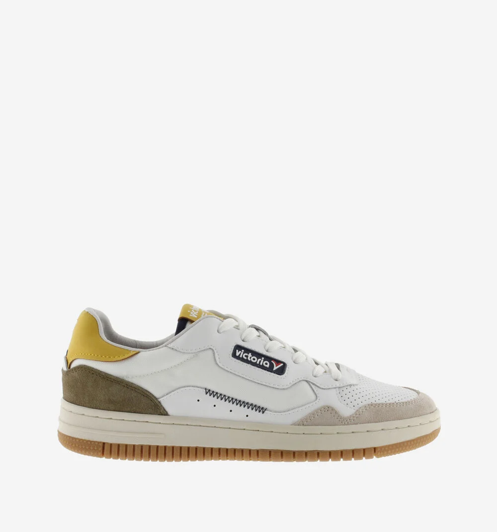 C80 CANVAS Baskets unisexes rétro MOSTAZA