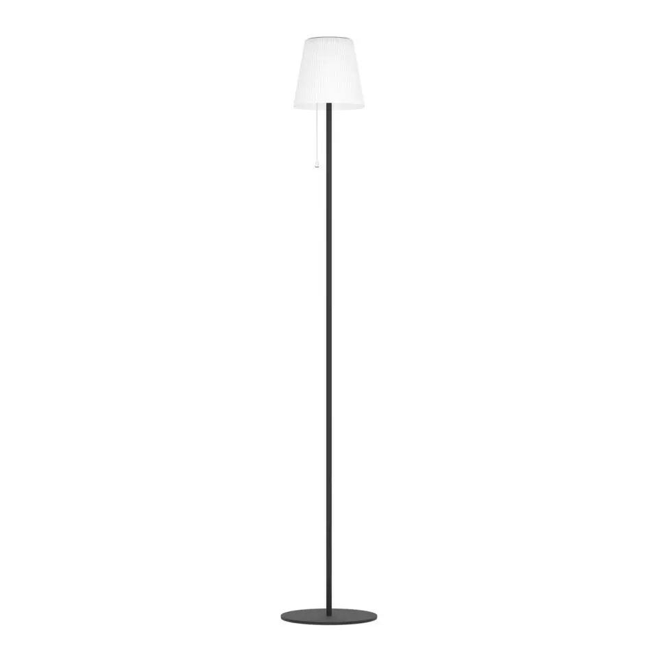 EGLO Scordiano-L Vloerlamp - Solar - 120 cm - Zwart