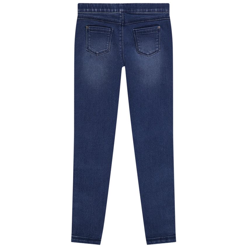 Jegging en denim pour fille - Bleu moyen