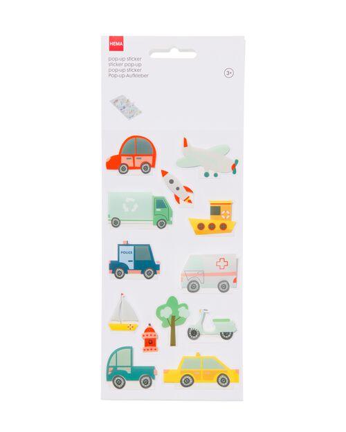 13 autocollants pop-up circulation
