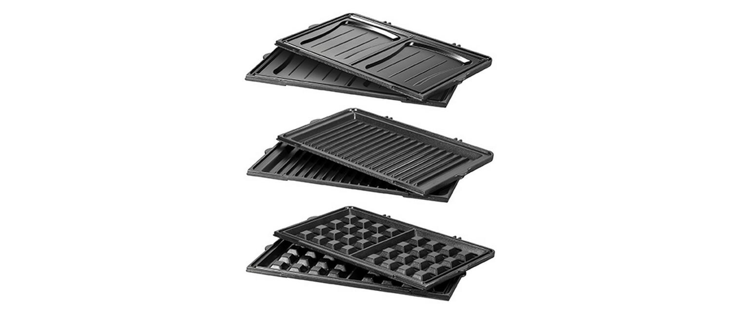 Multifunktionsgrill Multi-Grill 3-in-1 1000 WMultifunktionsgerät zum Grillen, Toasten und Backen