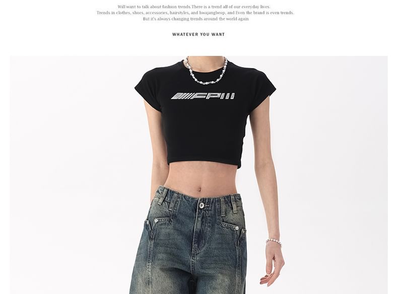 Magimomo - Mid Rise Washed Denim Shorts