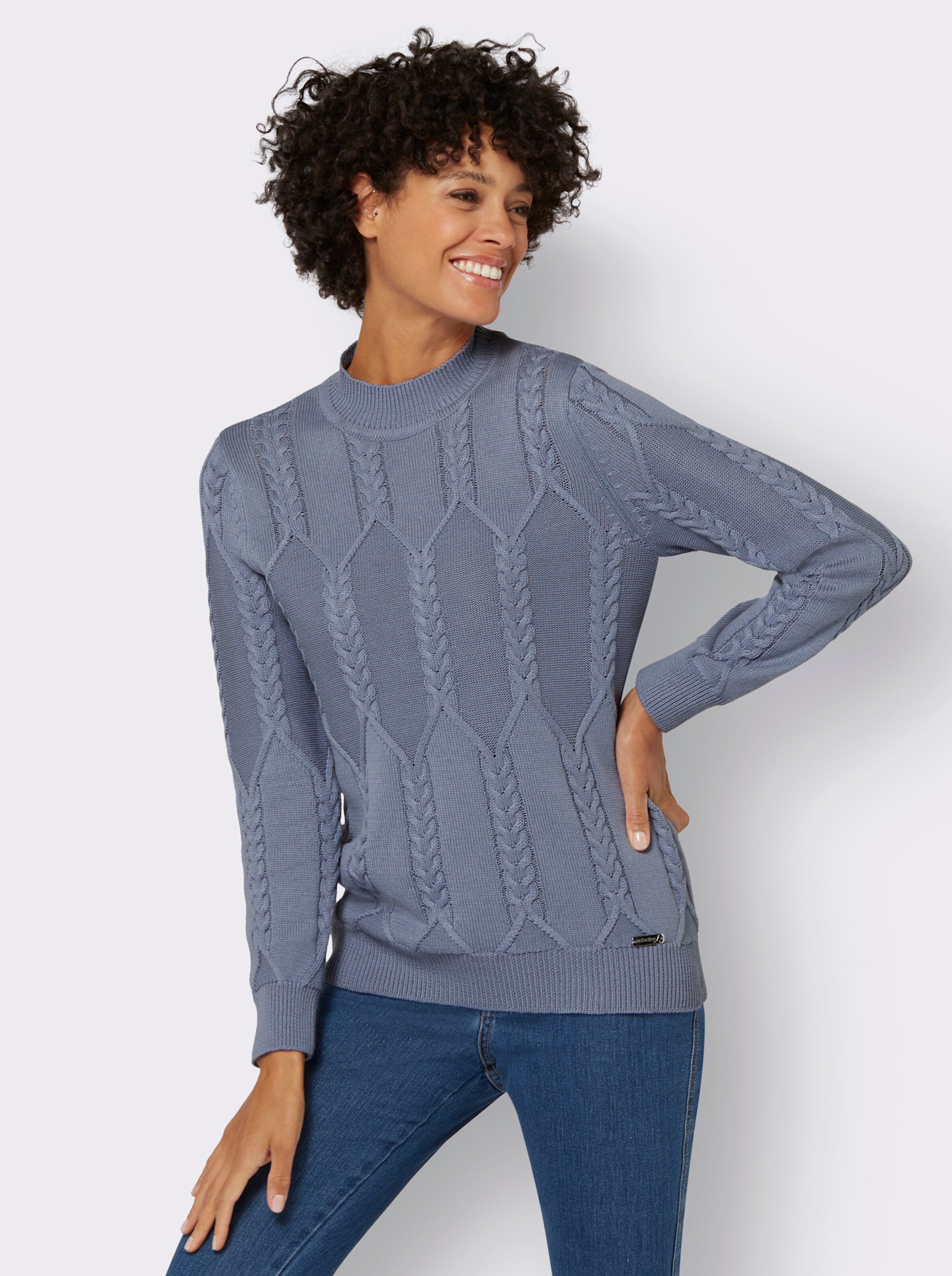 Stehkragenpullover