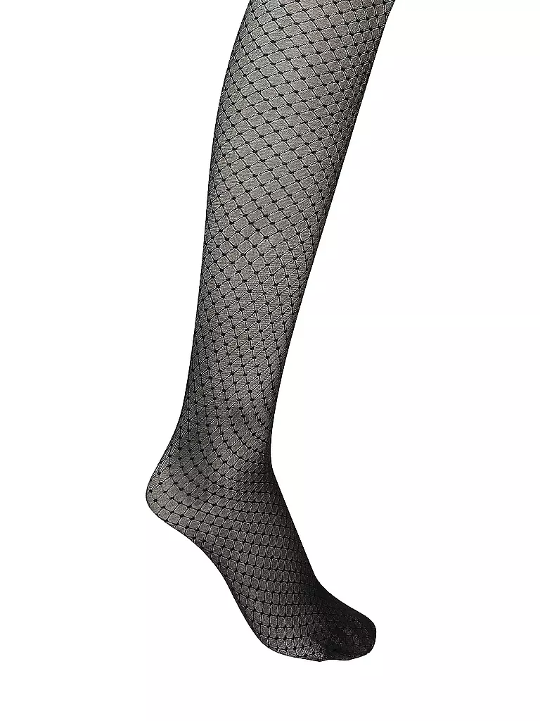 WOLFORD Funktionsstrumpfhose CONTROL DOTS 20 black schwarz