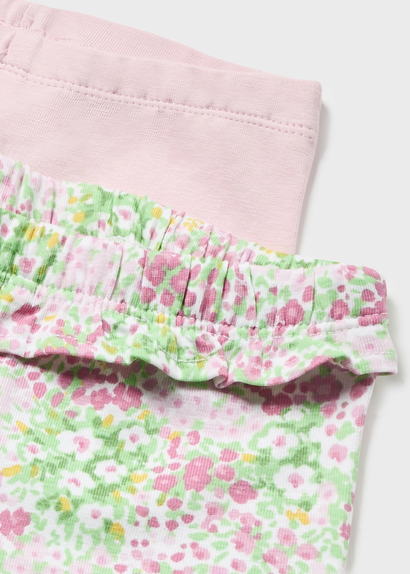 Conjunto de 2 leggings Better Cotton para recém-nascidos. Mate