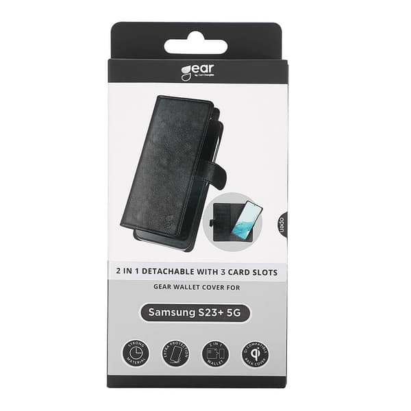 Gear Mobildeksel 2-i-1 Svart - Samsung S23+ 5G