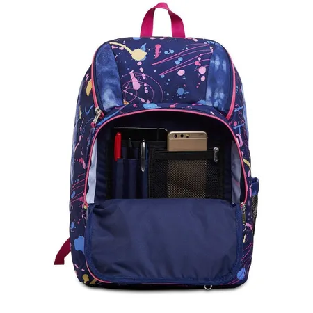 Seven Rucksack Zaino Point Out Love your soul Blue deep