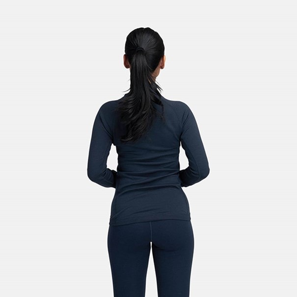 Tufte Bambull Half Zip, Dame<br>Deilig høyhalset genser i Bambus og merinoull!