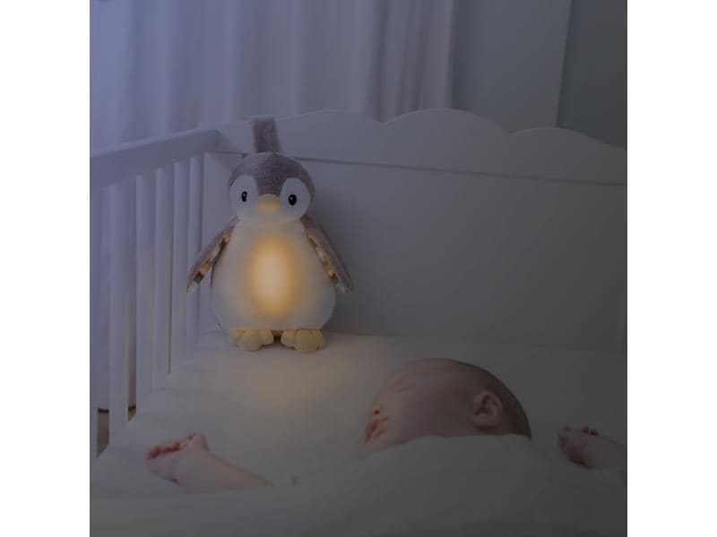 ZaZu Einschlafhilfe Phoebe Pinguin Babyschlafhilfe mit Sprachaufnahme und Nachtlicht