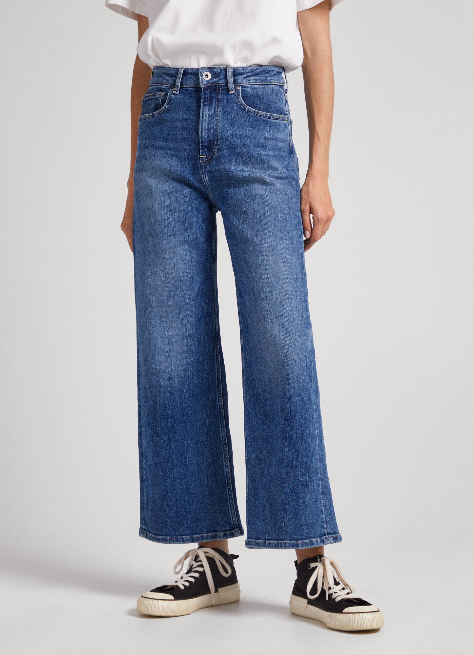 Calça jeans Lexa Sky Fit Wide Fit de cintura alta - jeans