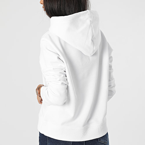 Sweat Capuche Femme Regular Metallic 4636 Blanc