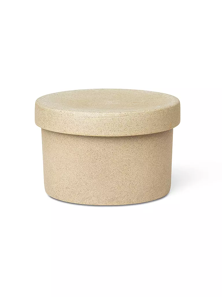 FERM LIVING Porzellan  Container BON Small  Keramik  beige