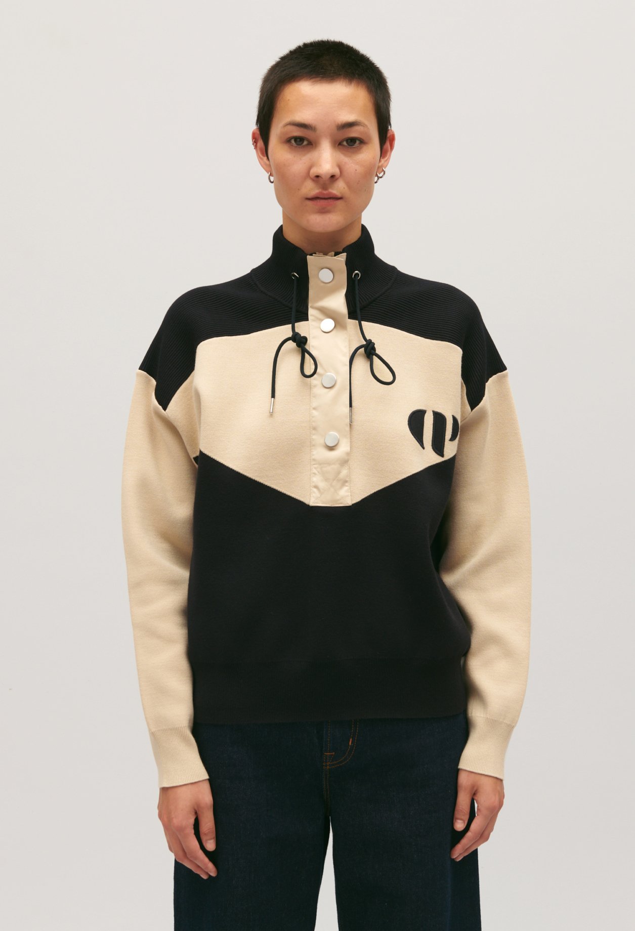 Sweatshirt Minimum col camionneur