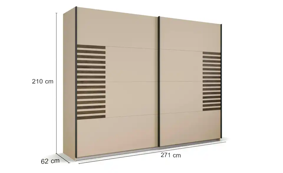 Schwebetürenschrank Barea 271 cm