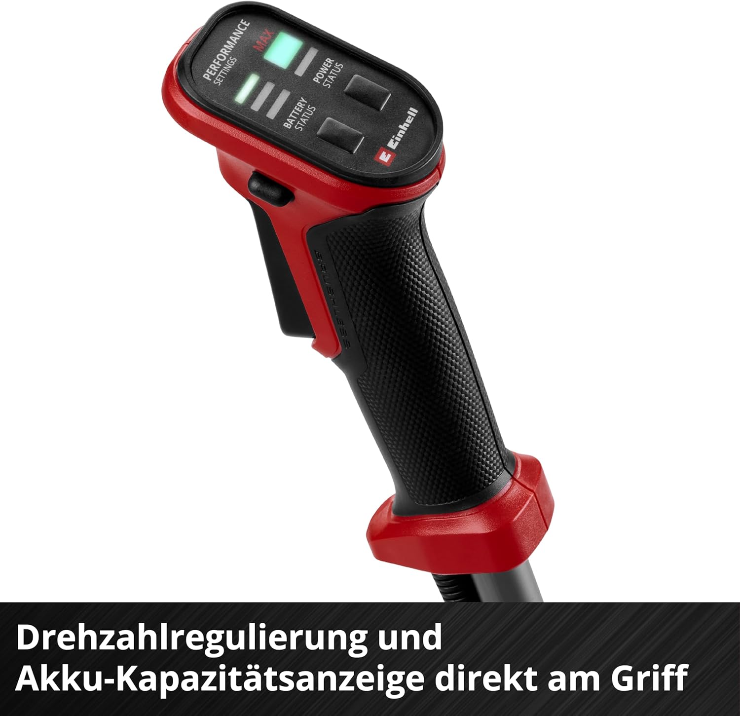Einhell Professional Akku-Sense GP-BC 36/430 Li BL - Solo Power X-Change (36 V, Brushless, 43 cm Schnittbreite, Doppelfaden mit Tippautomatik, 3-Zahn-Messer, ohne Akku)