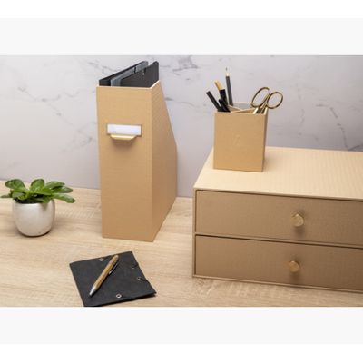 Exacompta OfficeByMe - Porte-revues - dos 100 mm - beige