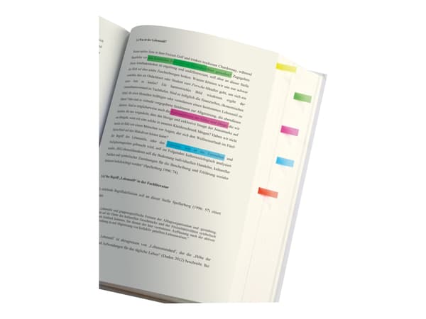 Sigel PageMarker - Sidemarkør - 280 ark - gjennomsiktig grønn, gjennomsiktig rosa, gjennomsiktig blå, gjennomsiktig gul, transparent oransje