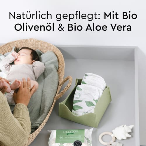 LILLYDOO green natürliche Feuchttücher