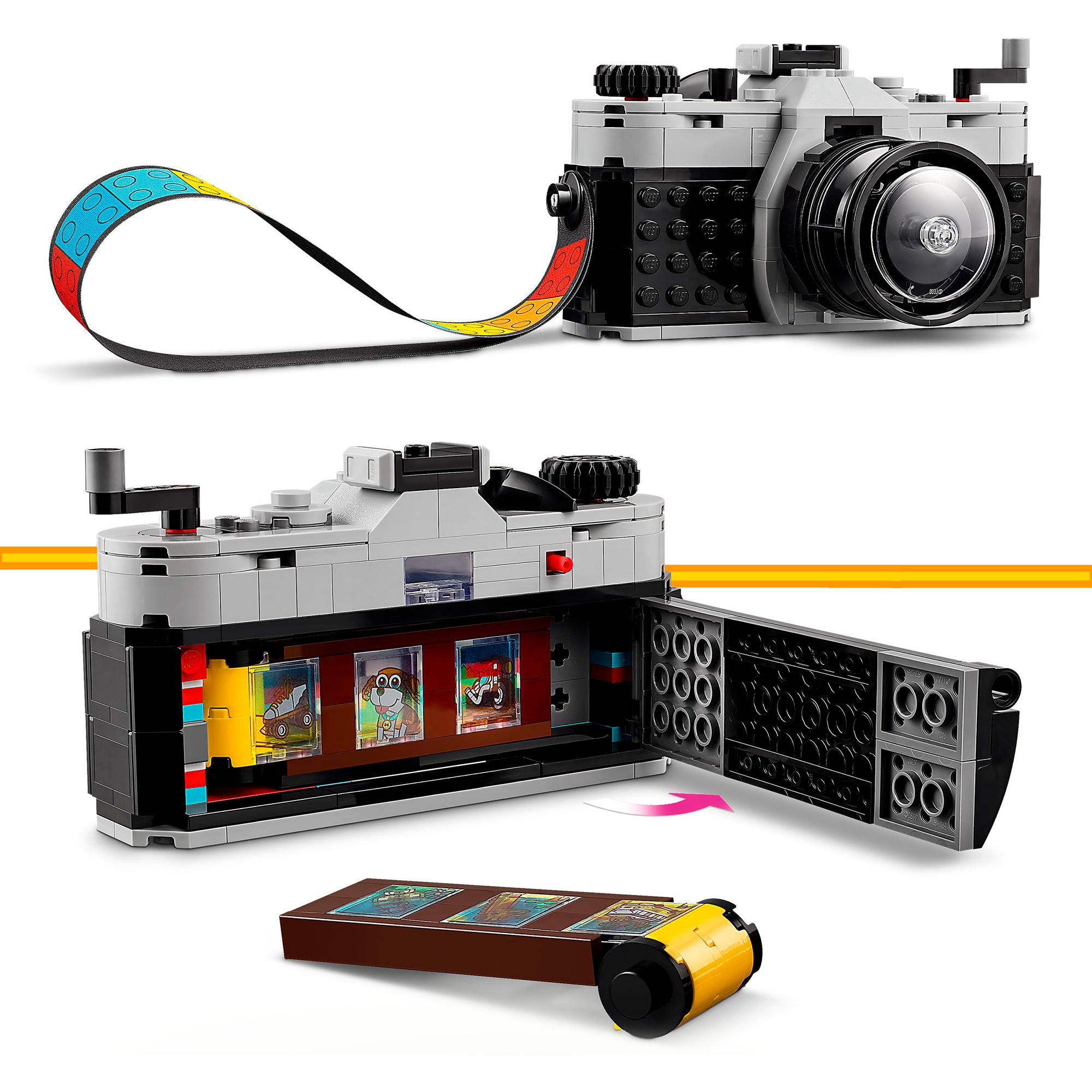 LEGO Konstruktionsspielzeug Creator 3-in-1 Retro Kamera