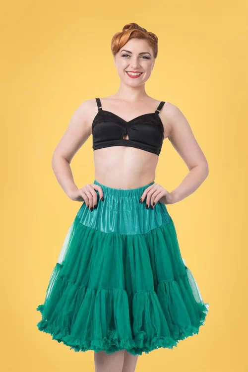Banned Retro Lola Lifeforms petticoat in turkoois