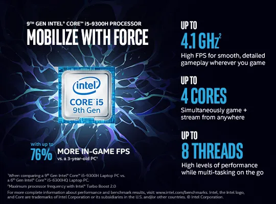 MSI GF75 Thin 9SC-087NE - Intel® Core™ i5-9300H - 17.3