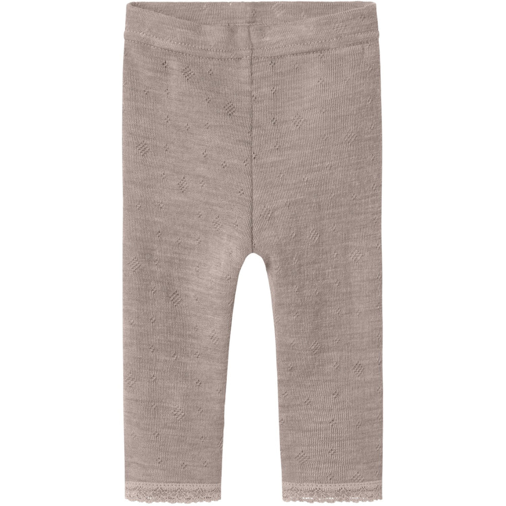 Køb Name It Satellite Nbfwang Uld Needle Leggings Solid Noos