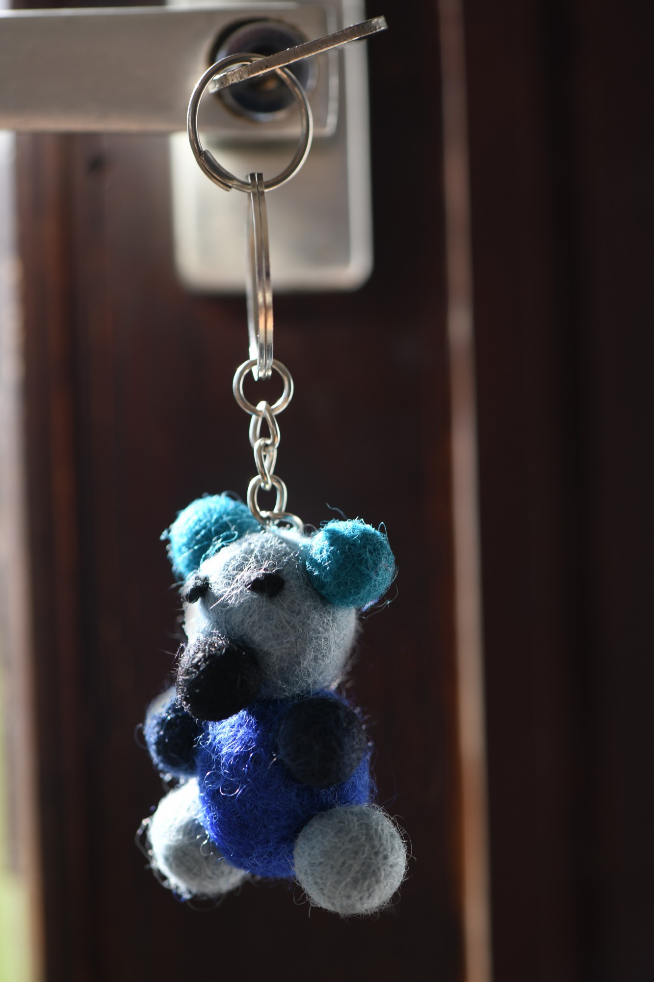 Schlüsselanhänger 'Panda Bär', aus Filz, multicolor günstig bestellen