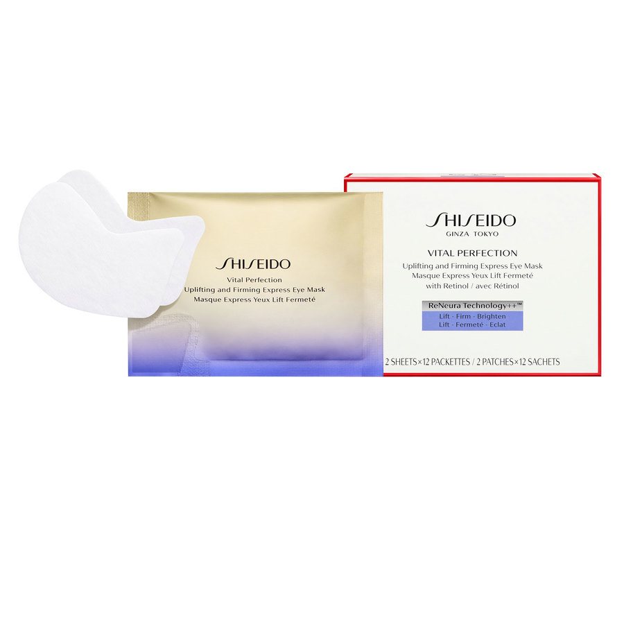 Shiseido Vital Perfection Uplifting And Firming Express Eye Mask 12pcs