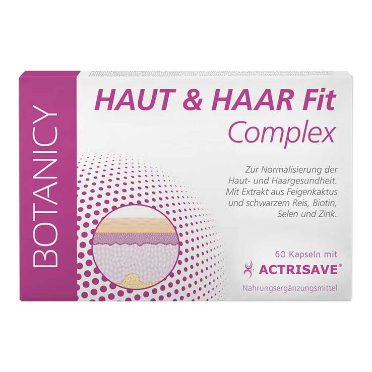 Botanicy Haut & Haar Fit Complex mit Actrisave Kapseln, 60 St