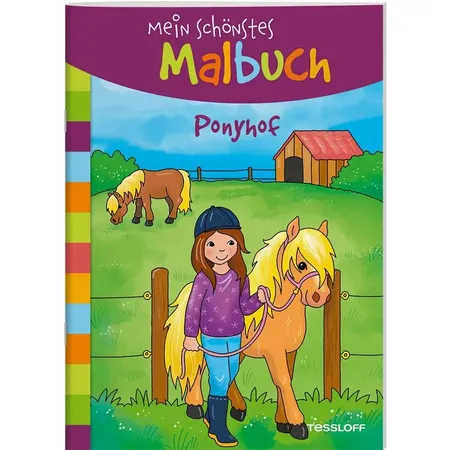 Tessloff Mein schönstes Malbuch. Ponyhof