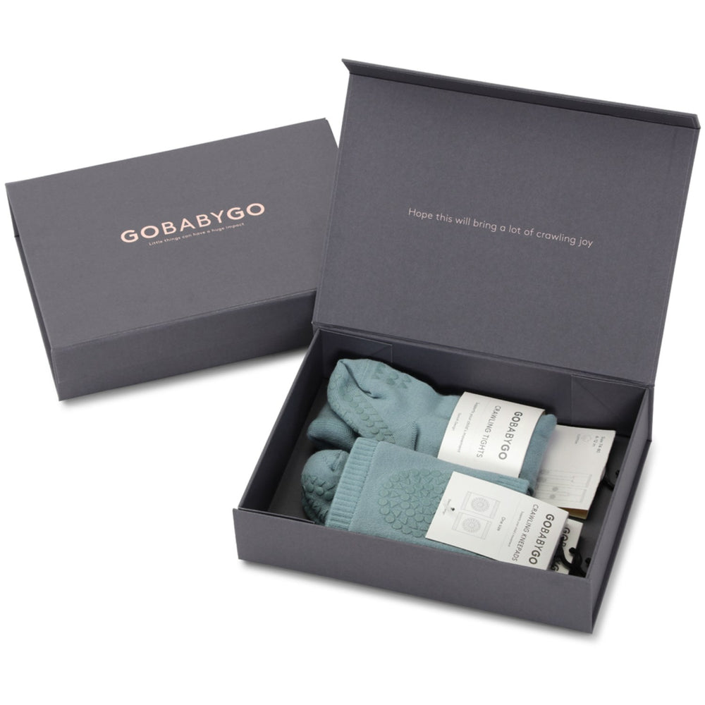 Køb Gobabygo Dusty Blue Crawling Starter Kit
