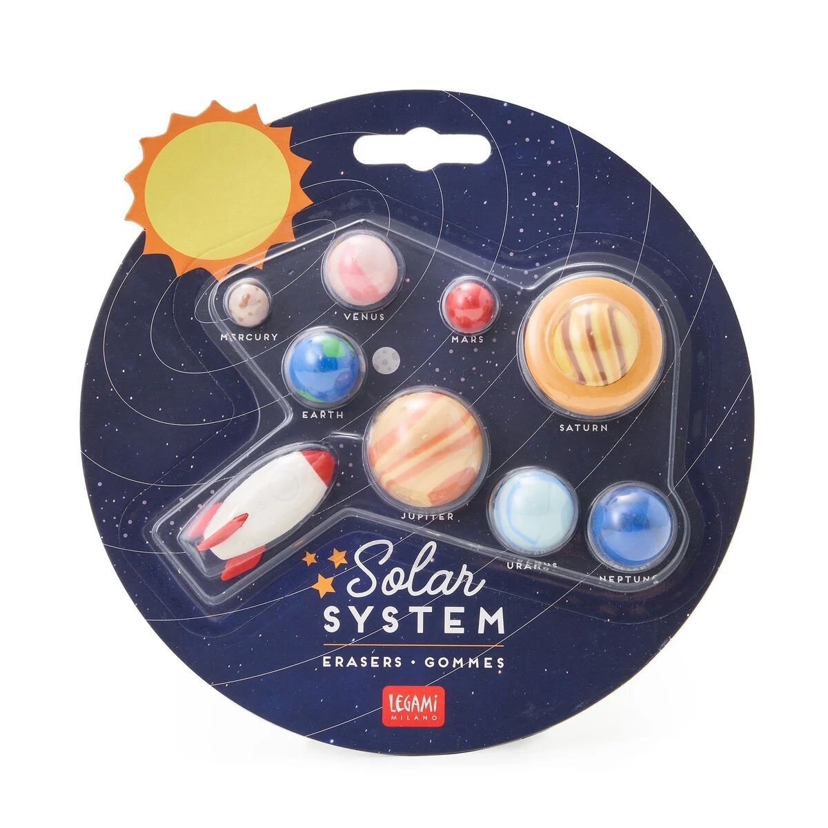 Legami Radiergummi Solar System, Set