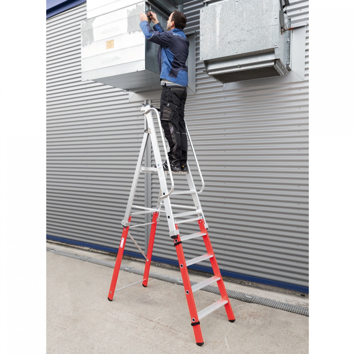 MUNK Insert Plus 4 treden voor plug-in platformladders
